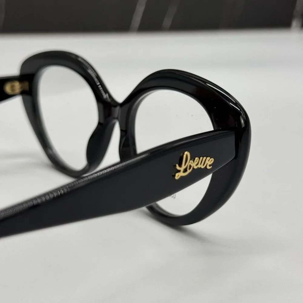 NEW LOEWE LW50088I 001 WOMEN EYEGLASSES BLACK OVAL LOEWE EYEWEAR